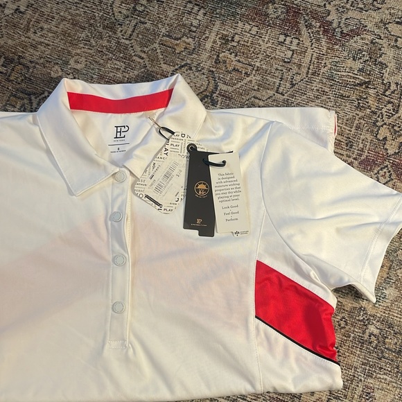 NWT EPNY Women's SPF 50 Golf Polo Shirt UV Protection Short Sleeve Small - Picture 5 of 5